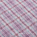 Double-sided diagonal 2/2 plaid fabric